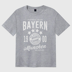 Футболка оверсайз женская Bayern Munchen 1900, цвет: меланж
