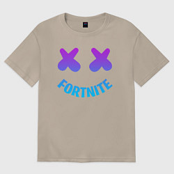 Футболка оверсайз женская FORTNITE x MARSHMELLO, цвет: миндальный
