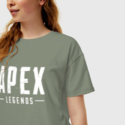 Футболка оверсайз женская Apex Legends, цвет: авокадо — фото 2