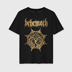 Женская футболка оверсайз Behemoth: Demonica