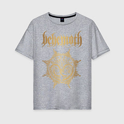 Футболка оверсайз женская Behemoth: Demonica, цвет: меланж