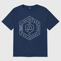 Футболка оверсайз женская Linkin Park: One More Light, цвет: тёмно-синий