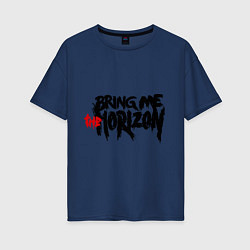 Женская футболка оверсайз Bring me the horizon