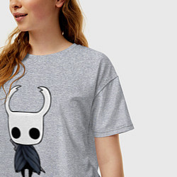 Футболка оверсайз женская Hollow Knight, цвет: меланж — фото 2
