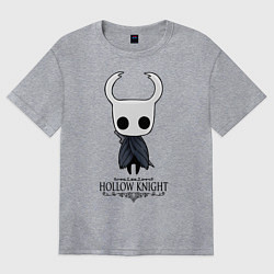 Футболка оверсайз женская Hollow Knight, цвет: меланж