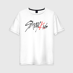 Женская футболка оверсайз STRAY KIDS BANGCHAN