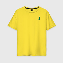 Футболка оверсайз женская J - Joker, цвет: желтый