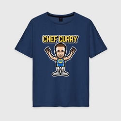 Женская футболка оверсайз Chef Curry