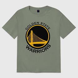 Футболка оверсайз женская GOLDEN STATE WARRIORS, цвет: авокадо