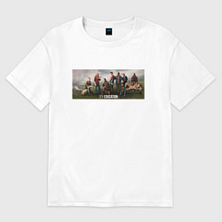 Футболка оверсайз женская Половое воспитание, цвет: белый