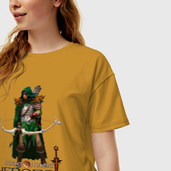 Футболка оверсайз женская Heroes of Might and Magic, цвет: горчичный — фото 2