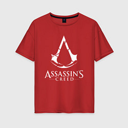 Футболка оверсайз женская Assassin’s Creed, цвет: красный