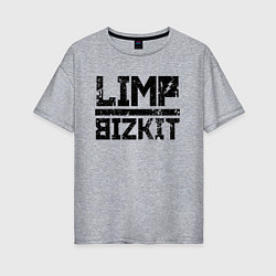 Женская футболка оверсайз LIMP BIZKIT