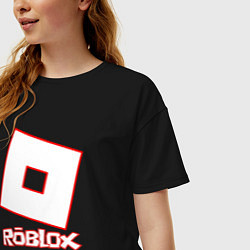 Футболка оверсайз женская ROBLOX, цвет: черный — фото 2