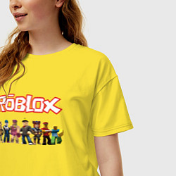 Футболка оверсайз женская ROBLOX, цвет: желтый — фото 2