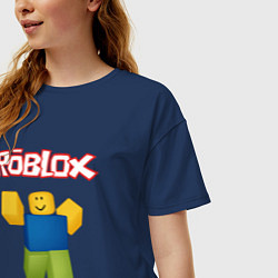 Футболка оверсайз женская ROBLOX, цвет: тёмно-синий — фото 2