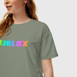 Футболка оверсайз женская ROBLOX, цвет: авокадо — фото 2