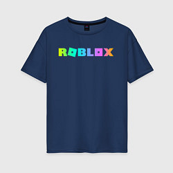 Футболка оверсайз женская ROBLOX, цвет: тёмно-синий