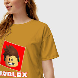 Футболка оверсайз женская ROBLOX, цвет: горчичный — фото 2