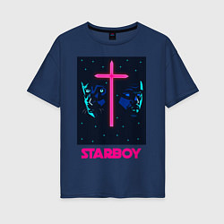 Женская футболка оверсайз STARBOY