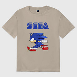 Футболка оверсайз женская SEGA, цвет: миндальный