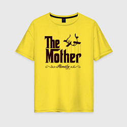Футболка оверсайз женская The Mother, цвет: желтый