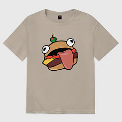 Футболка оверсайз женская Fortnite Burger, цвет: миндальный