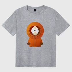 Футболка оверсайз женская ЮЖНЫЙ ПАРК, цвет: меланж