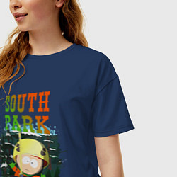 Футболка оверсайз женская South Park, цвет: тёмно-синий — фото 2