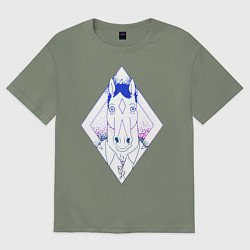 Футболка оверсайз женская BoJack Horseman, цвет: авокадо