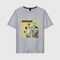 Женская футболка оверсайз NIRVANA