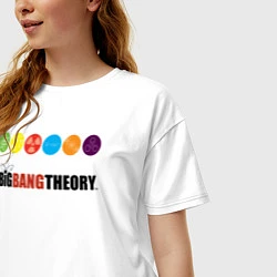 Футболка оверсайз женская Big Bang Theory, цвет: белый — фото 2