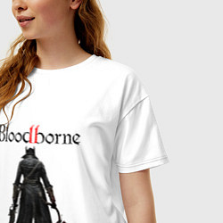 Футболка оверсайз женская Bloodborne, цвет: белый — фото 2