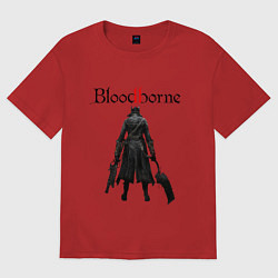 Футболка оверсайз женская Bloodborne, цвет: красный