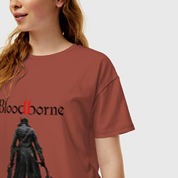 Футболка оверсайз женская Bloodborne, цвет: кирпичный — фото 2