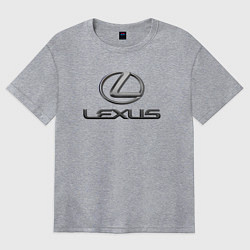Футболка оверсайз женская LEXUS, цвет: меланж