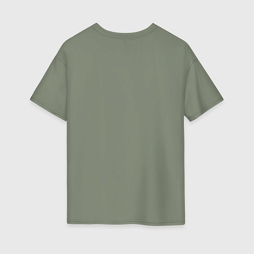 Женская футболка оверсайз Бет на планете Гея / Авокадо – фото 2