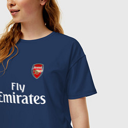 Футболка оверсайз женская ARSENAL, цвет: тёмно-синий — фото 2