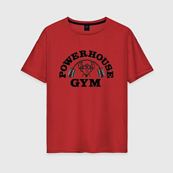 Женская футболка оверсайз GYM