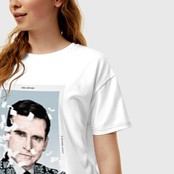 Футболка оверсайз женская Майкл Гэри Скотт Офис, цвет: белый — фото 2