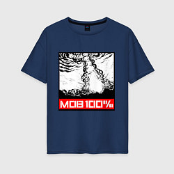 Женская футболка оверсайз Mob 100% Z