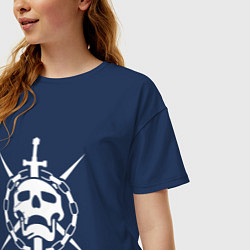 Футболка оверсайз женская DESTINY 2, цвет: тёмно-синий — фото 2