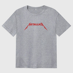 Футболка оверсайз женская And Justice For All Metallica, цвет: меланж
