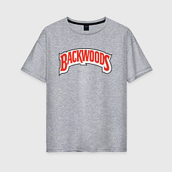 Футболка оверсайз женская BACKWOODS, цвет: меланж