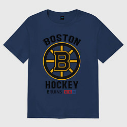 Футболка оверсайз женская BOSTON BRUINS NHL, цвет: тёмно-синий
