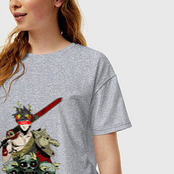 Футболка оверсайз женская HADES ЗАГРЕЙ, цвет: меланж — фото 2