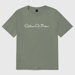 Футболка оверсайз женская Children of Bodom Logo Z, цвет: авокадо