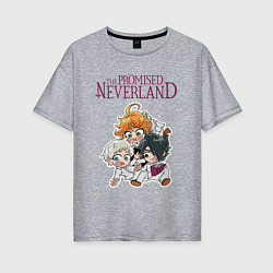 Женская футболка оверсайз The Promised Neverland Z