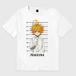 Футболка оверсайз женская Обещанный Неверленд, Эмма, цвет: белый