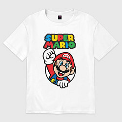 Футболка оверсайз женская Mario, цвет: белый